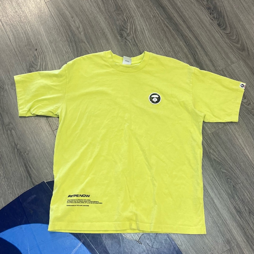 Neon green AAPE T-Shirt